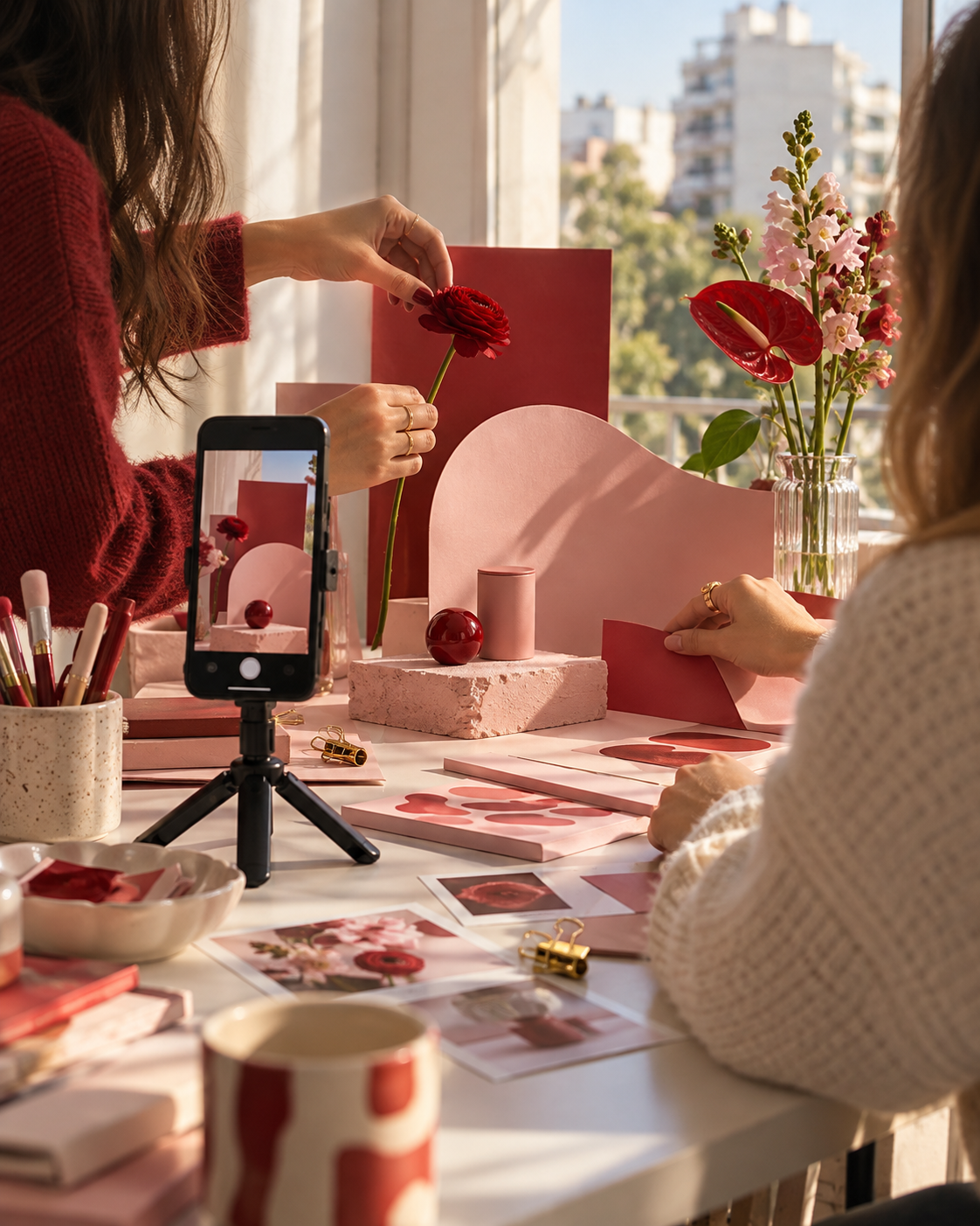 Producción creativa de fotografía y contenido para redes